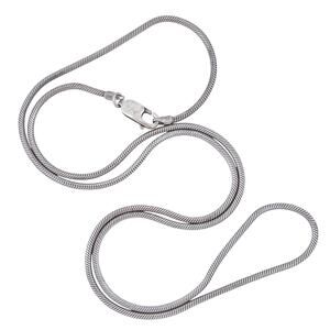 Italian Snake Chain Necklace | RCI Vintage Sterling Silver 925 | 24.5"